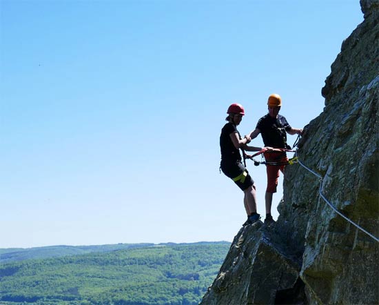 Klettersteig-1 Alpen wandern Kurs Klettersteig